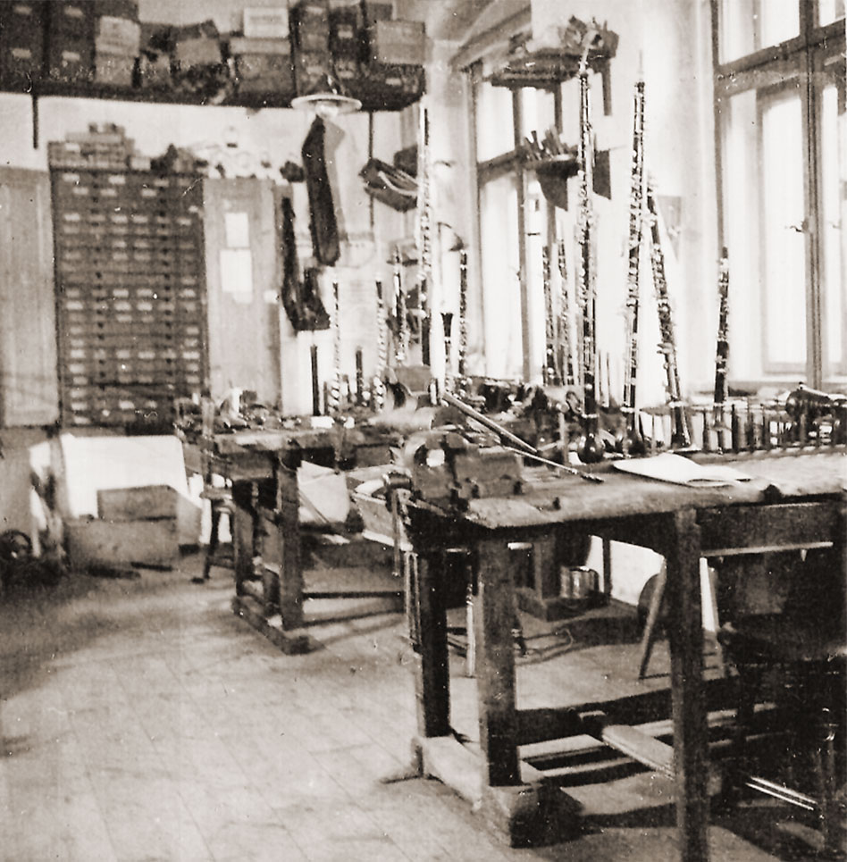 Workshop in Graslitz at the time of liquidation