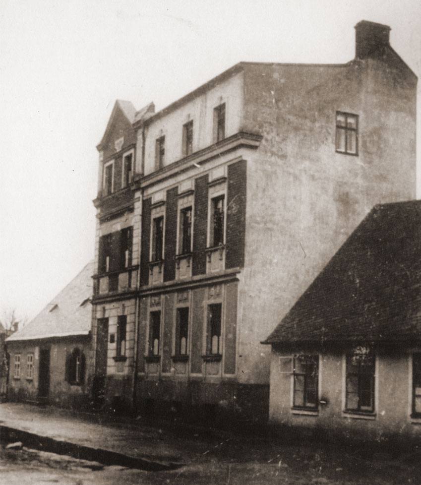 Werkstatt und Wohnhaus „Am Graben“ in Graslitz ca. 1920